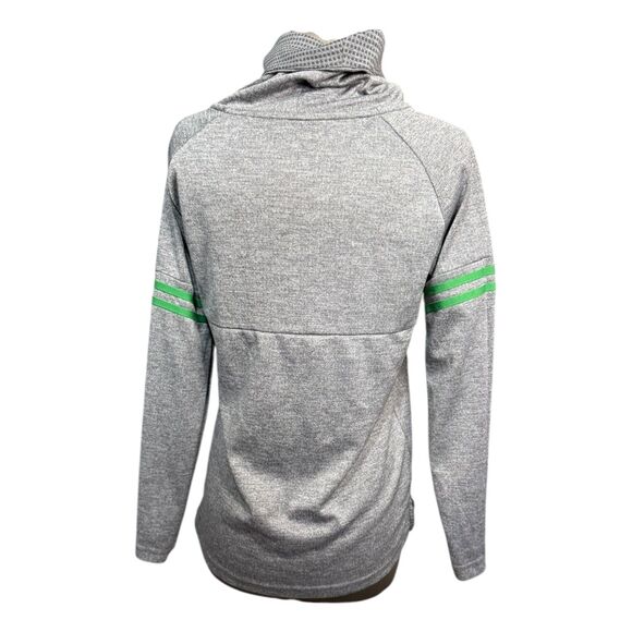 Nike Oregon Ducks Women's Pullover Gray Funnel Neck Long Sleeve Lightweight XS - Picture 6 of 10